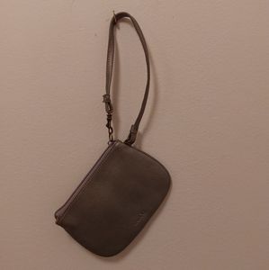Gently used Nine & Co. Gray Wristlet
